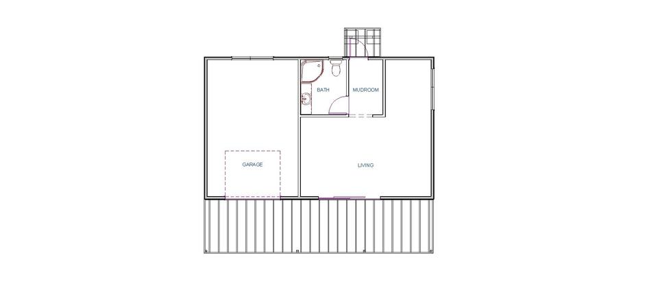 2 Bdrm Home 1st Floor Layout